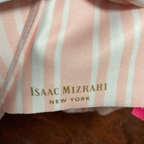 NWT Isaac Mizrahi Strapless Pink and White Striped Bra Size 34C - Picture 6 of 7